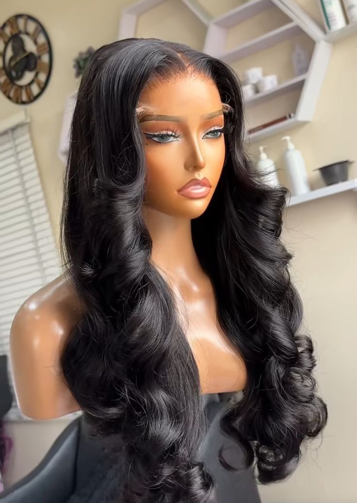Cabelo humano ondulado