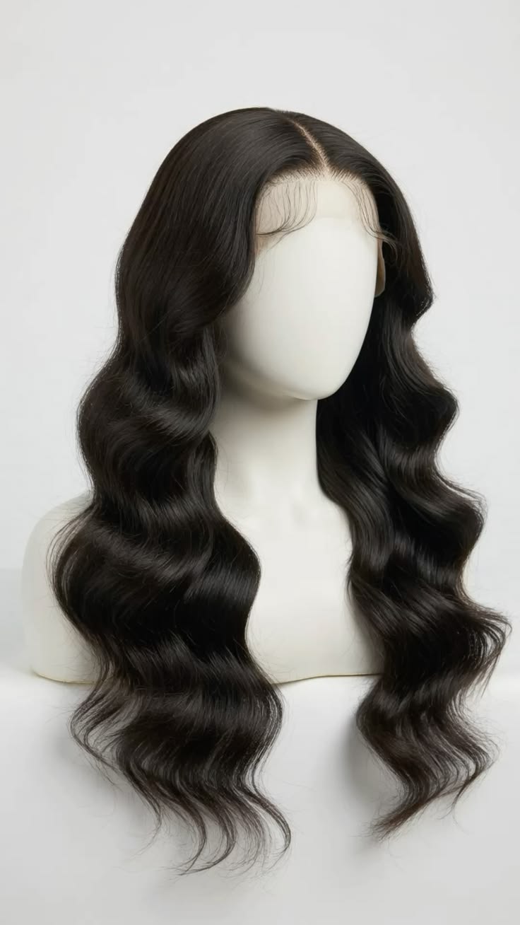 Cabelo humano ondulado