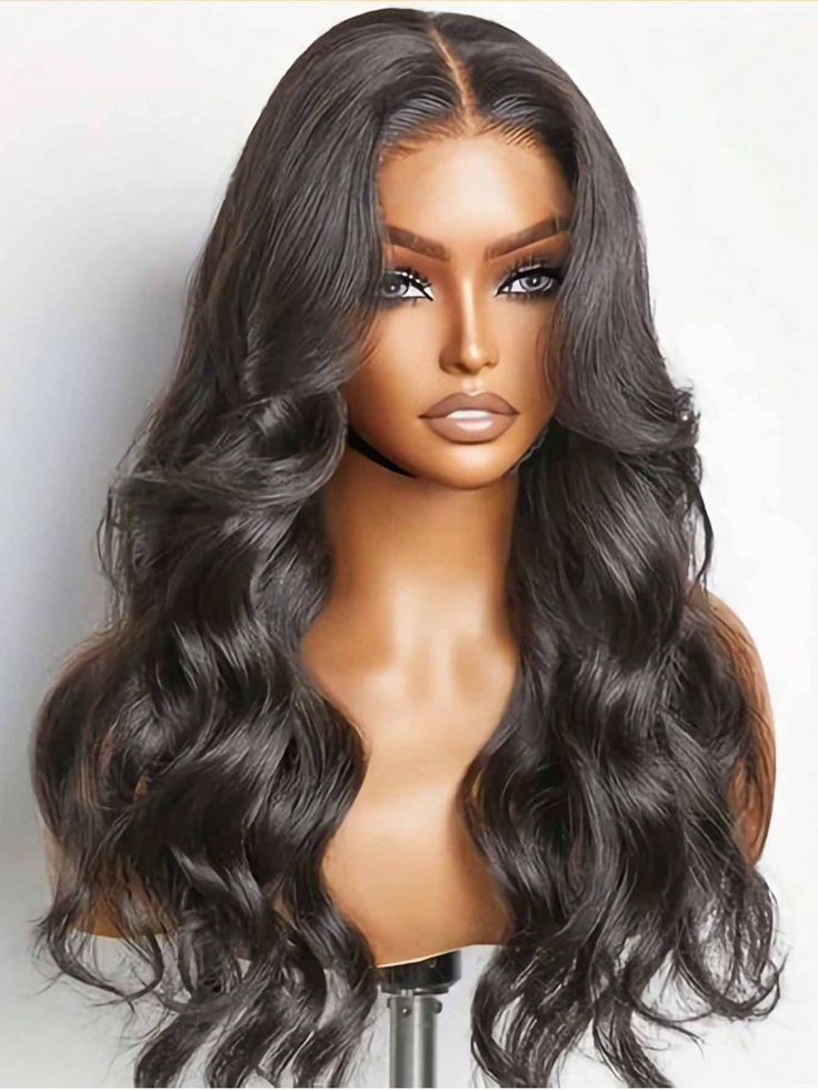 Cabelo humano ondulado